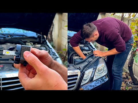 Видео: Как ЛЕГКО и ПРОСТО поменять лампы на Mercedes W212?!