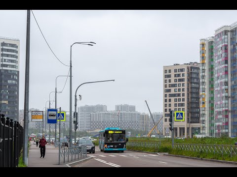 Видео: Автобус №209 (Проспект Солидарности / Улица Подвойского - Союзный проспект)