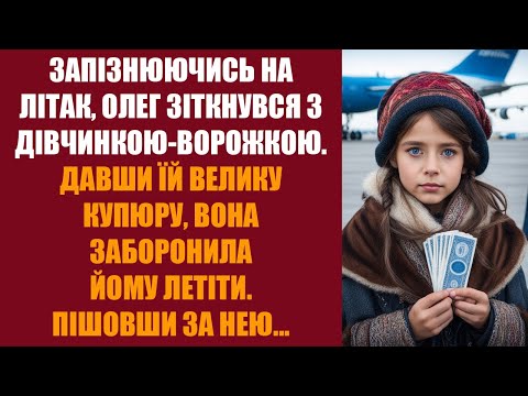 Видео: Запізнюючись на літак, Олег зіткнувся з дівчинкою-ворожкою. Давши їй велику купюру, вона заборонила