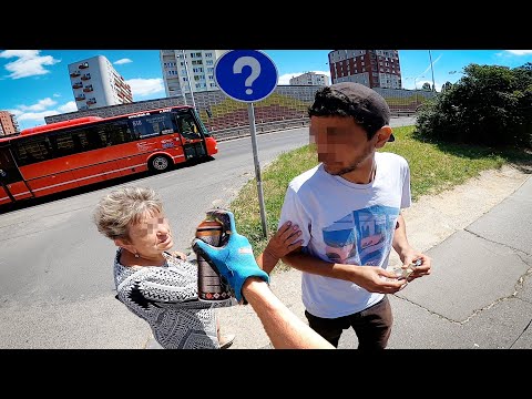 Видео: Рисуем на оживленной улице с незнакомцем!