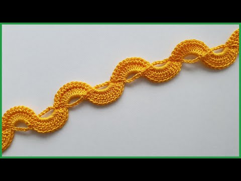 Видео: Ленточное кружево. Вязание тесьмы крючком. Вязание крючком / Ribbon lace crochet