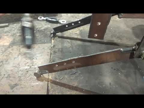 Видео: Мини погрузчик задняя навеска