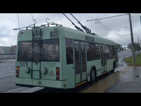 Видео: Тралейбус Мінска АКСМ-32102, парк. №5479, маршрут №3