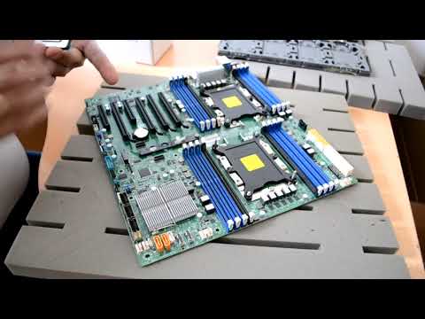 Видео: Установка системы охлаждения Socket LGA 3647, Supermicro X11DPi-N