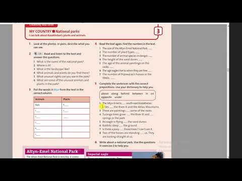 Видео: Ағылшын тілі 6 сынып 40-41 бет / English plus 6 Student`s book p 40-41