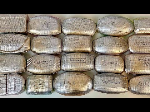 Видео: ASMR Soap Cubes. Soap Cutting. Резка мыла кубиками. Satisfying video.