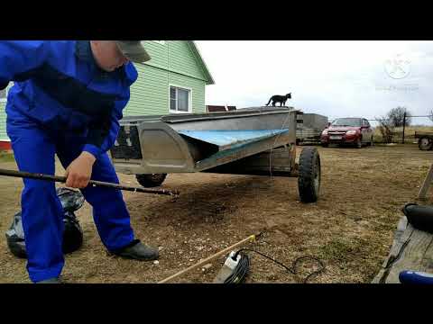 Видео: лодка Казанка стала на много легче.