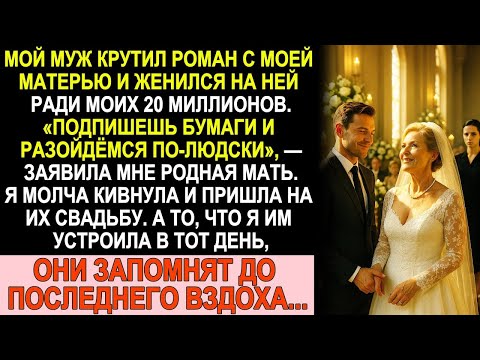 Видео: Мой муж крутил роман с моей матерью и женился на ней ради моих 20 миллионов  Но в день свадьбы я
