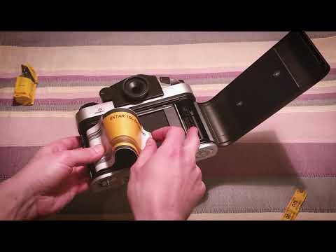 Видео: Как заправить плёнку в Киев-60 | Kiev-60 Film Loading