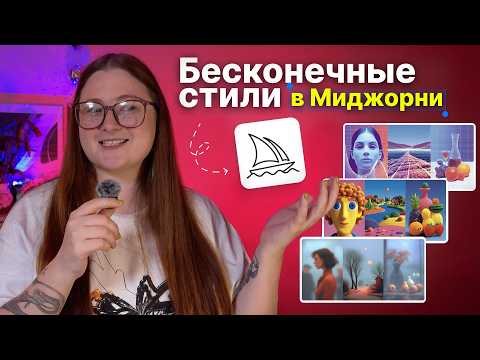 Видео: Галерея стилей в Миджорни! Свежее обновление 🔥 sref random (рандомный стиль  Миджорни) как применять