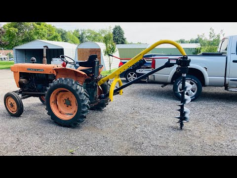 Видео: Копатель ям под столбы Tractor Supply Countyline, осмотрите перед покупкой