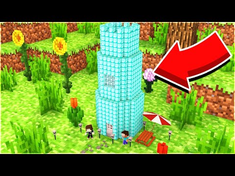 Видео: ДВА ПРО УМЕНЬШИЛИСЬ ПОСТРОИЛИ САМЫЙ ВЫСОКИЙ ДОМ В 1 БЛОК В МАЙНКРАФТЕ 100% ЗАЩИТА НУБ VS ПРО МУЛЬТИК