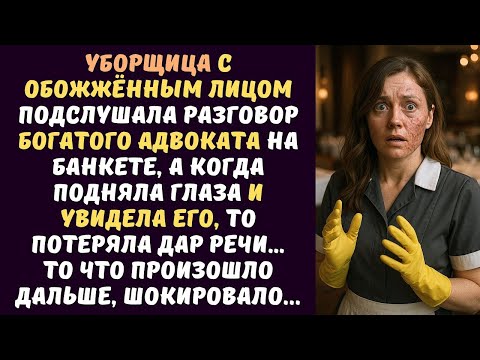 Видео: УБОРЩИЦА с обожжённым лицом ПОДСЛУШАЛА разговор богатого адвоката, а едва увидела его, замерла...