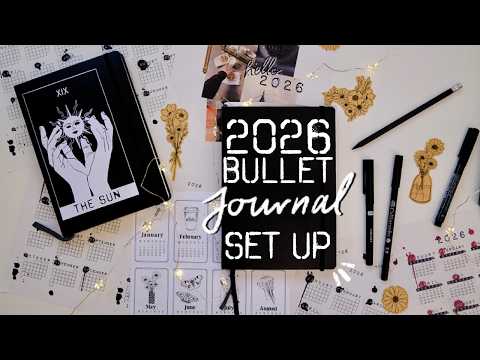 Видео: Планируйте вместе со мной 2026 год • Начинаем новый Bullet Journal • Простая настройка планировщи...