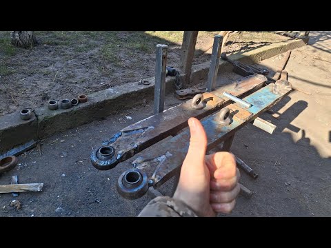 Видео: Продольні тяги (клешні) навіски #мтз саморобні економ варіант