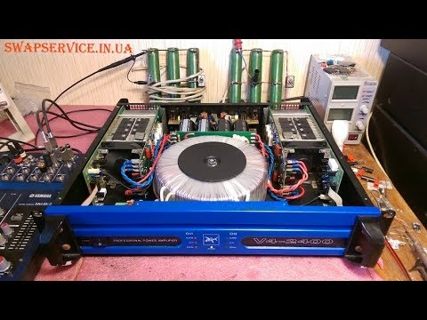 Видео: Park Audio V4-2400, CF2400 ремонт обзор усилителя