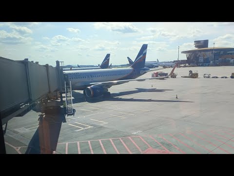 Видео: Airbus A320 а\к Аэрофлот | Рейс Москва (Шереметьево)-Ханты-Мансийск.