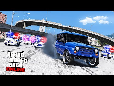 Видео: Полицейская Погоня за Антигеликом в gta 5 online! Полицейские Догонялки в ГТА 5!