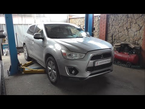 Видео: Замена приводного ремня и роликов на Mitsubishi Outlander Sport 2,0 Мицубиси Аутлендер 2014