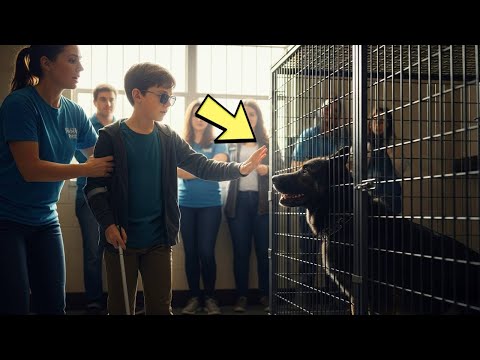 Видео: Слепой мальчик нашел самую свирепую собаку в приюте. Преображение было невероятным.