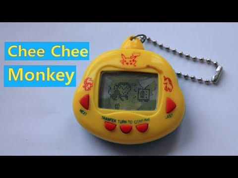 Видео: Chee Chee Monkey Virtual Pet Review | Тамагочи Чи Чи Обезьянка
