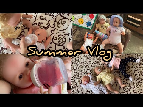 Видео: VLOG:Со всеми малышами! Летний влог,Сашу купили?😱😱#реки #реборны #игра #ребенок #кукла