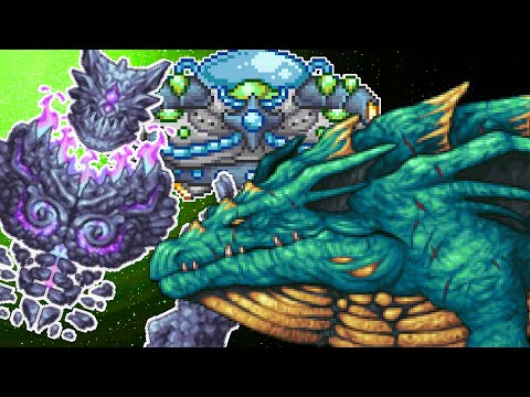 Видео: Левиафан, Атлас и Марсианская Тарелка в Terraria с Модами #17