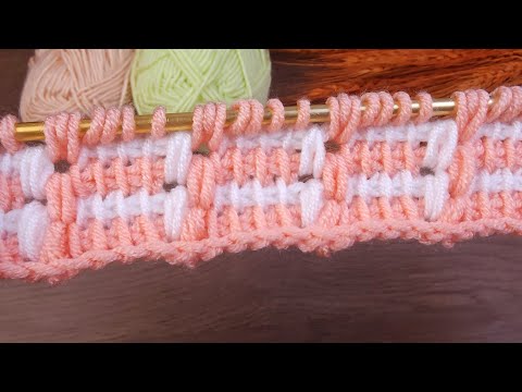 Видео: Ух ты!** Красивое и простое тунисское детское одеяло, которое вам захочется попробовать! #тунисское