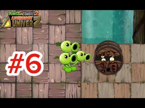 Видео: Новые пиратские бочки! Plants vs zombies 2 AltverZ #6