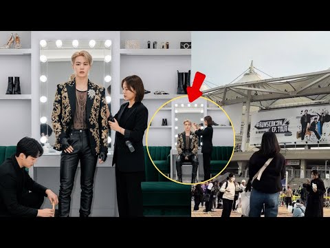 Видео: Чимин был замечен за кулисами концерта Джина Encore, демонстрируя новый образ — ARMY сходят с ума
