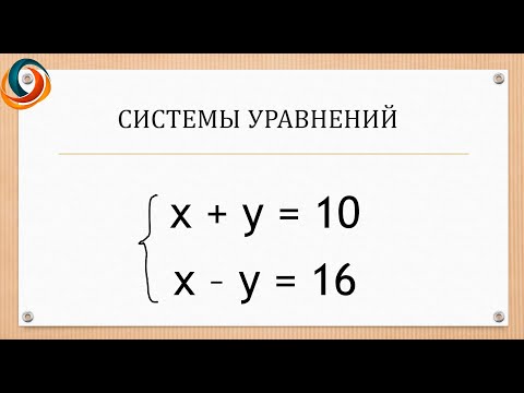Видео: Видео 6. Множества. Системы уравнений.