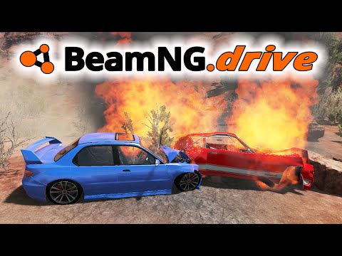 Видео: BeamNG Drive - Новые РАЗРУШЕНИЯ МАШИН с невероятными ЗАДАНИЯМИ прохождение игры бименджи гонки