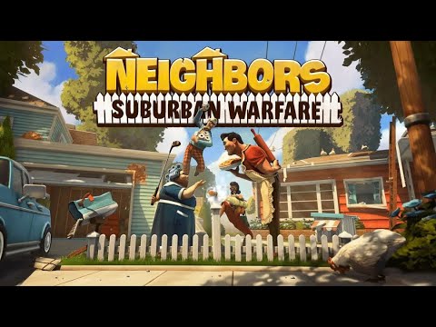 Видео: УРААААА!!! Наша первая победа с Гордеем в игре ( NEIGHBORS: SUBURBAN WARFARE )