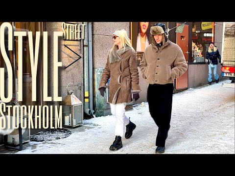 Видео: -10°C в Стокгольме 🥶| Что носят люди | Уличный стиль | Модные тренды Зима