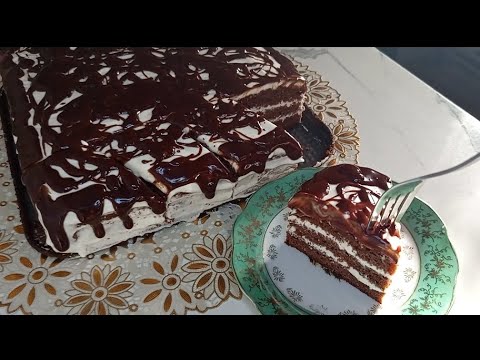 Видео: Как же он вкусно пахнет БАНАНОМ! Банановый бисквит рецепт. Шоколадно-Банановый бисквит рецепт.