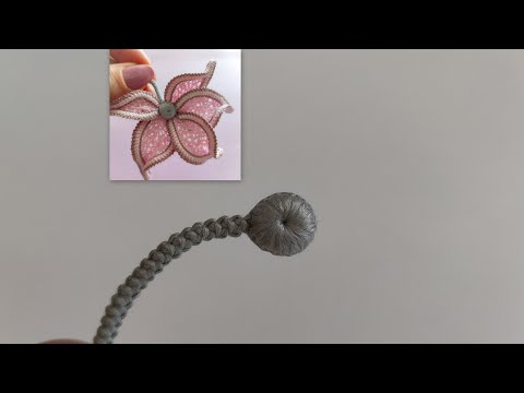 Видео: Вяжем цветоножку для цветка.