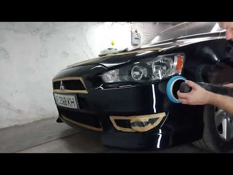 Видео: Восстановительная полировка Mitsubishi Lancer X. Что это такое?Как её делать?
