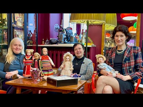 Видео: Антикварные куклы и коллекционеры.