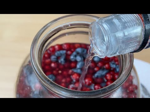 Видео: Ягодная наливка Ассорти очень вкусная домашняя наливка Рождественник