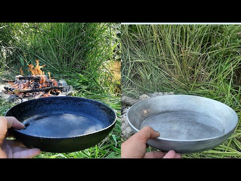 Видео: КАК ОЧИСТИТЬ СКОВОРОДУ ОТ СИЛЬНОГО НАГАРА, самый лучший способ