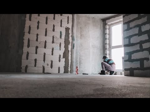 Видео: Минск Мир планировка студии 33 кв.м. Перенос кухни.