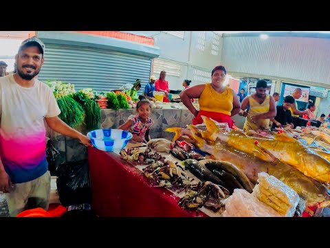 Видео: КРУПНЕЙШИЙ СВЕЖИЙ РЫНОК В ГАЙАНЕ #MON REPOS