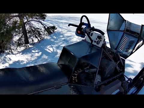 Видео: Вес снегохода с двигателем ваз 2108,+тех особенности