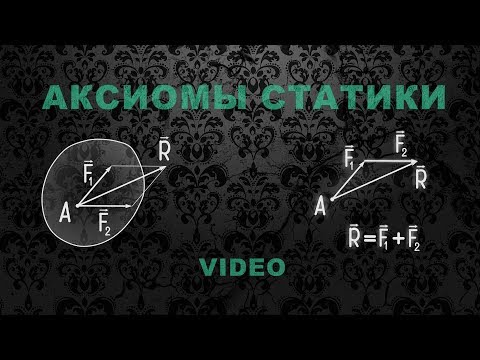 Видео: Аксиомы статики