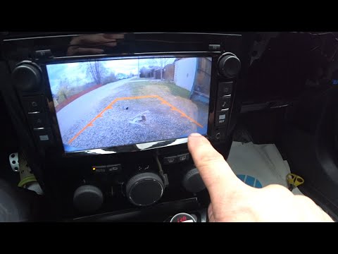 Видео: Установка камеры заднего вида на Opel Astra H в кузове универсал на Android магнитолу.