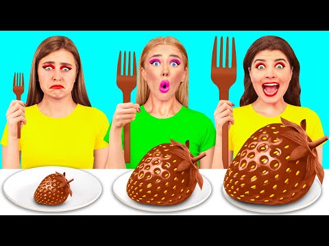 Видео: Большая, Средняя или Маленькая Тарелка Челлендж от BaRaDa Best Challenge