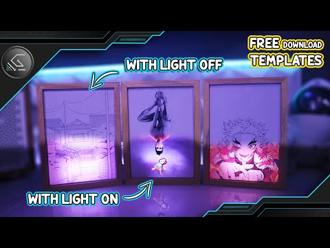 Видео: Как сделать пользовательский свет ART | Вирусный лайтбокс на TikTok