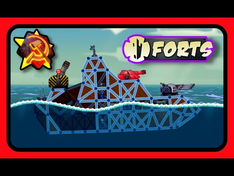 Видео: Forts - ОБНОВЛЕНИЕ RED ALERT MOD!!! Эпические кораблики #forts #фортс #ЛысыйДядь