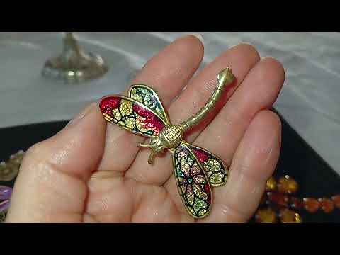 Видео: Броши стрекозы...