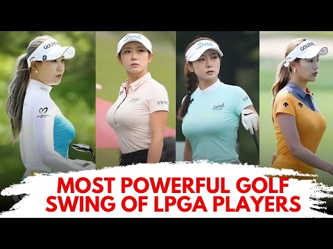 Видео: Самый мощный удар в гольфе среди игроков LPGA #secretgolftour #golf @secretgolftour